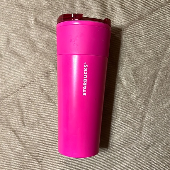 Starbucks Other - Starbucks hot pink travel mug 16oz